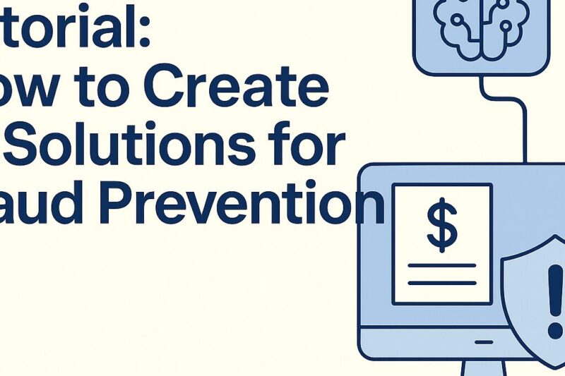 Tutorial: How to Create AI Solutions for Fraud Prevention