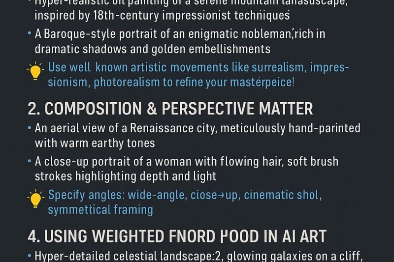 The Best Prompts for Generating AI-Painted Masterpieces