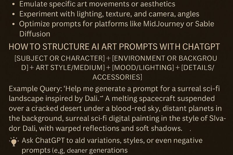 How to Use ChatGPT to Generate Better AI Art Prompts