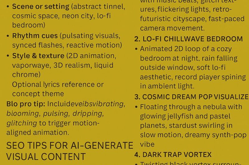 Best Prompts for AI-Generated Music Videos & Visualizers: A Creative Guide for 2025