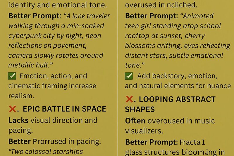 Top 10 Most Overused AI Video Prompts (And Better Alternatives)