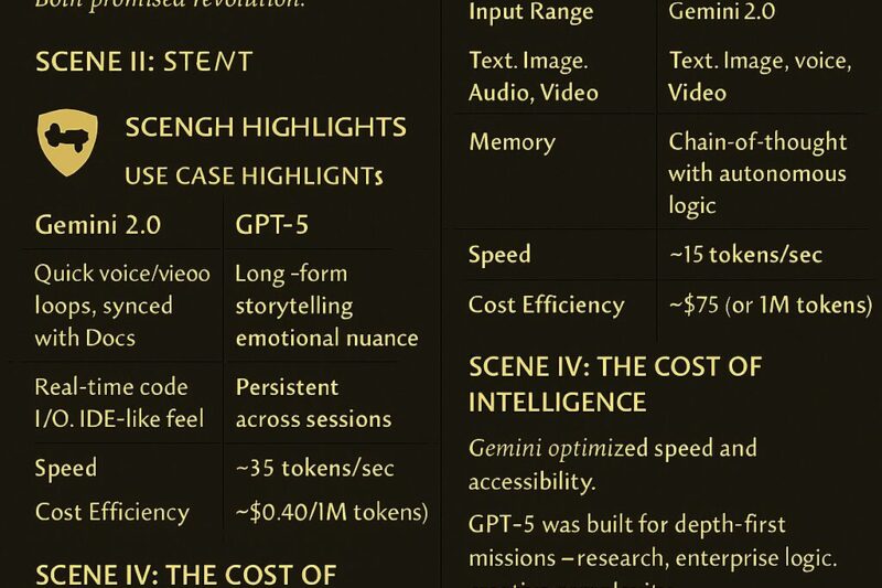 Gemini 2.0 vs. GPT-5: Which AI Dominates in 2025?