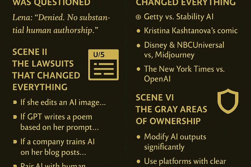 AI Copyright Lawsuits 2025: Who Owns AI-Generated Content?