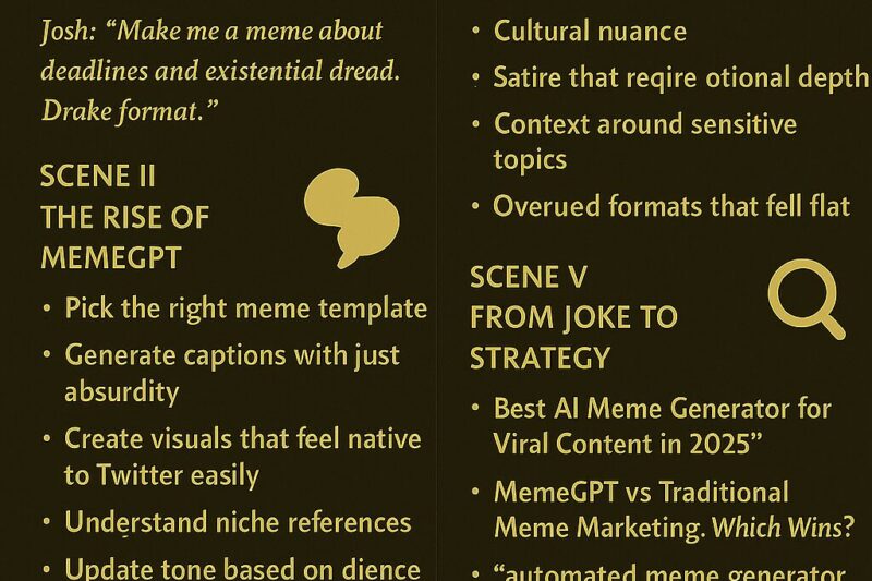 MemeGPT: How AI Is Automating Internet Culture in 2025
