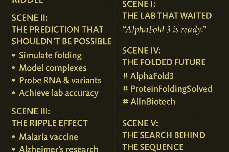 AlphaFold 3 Solves Protein Folding’s Last Mystery: A New Era in Molecular Biology