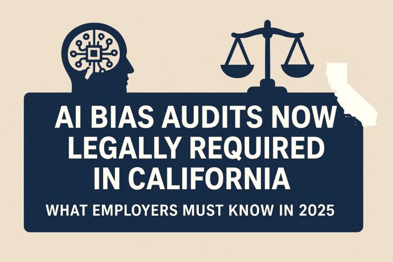 AI Bias Audits Now Legally Required in California: What Employers Must Know in 2025