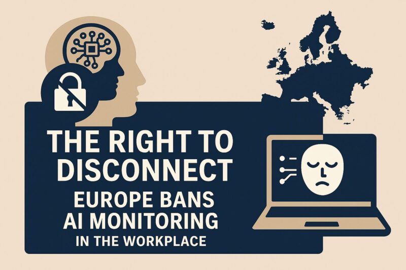 The Right to Disconnect: Europe Bans AI Monitoring in the Workplace