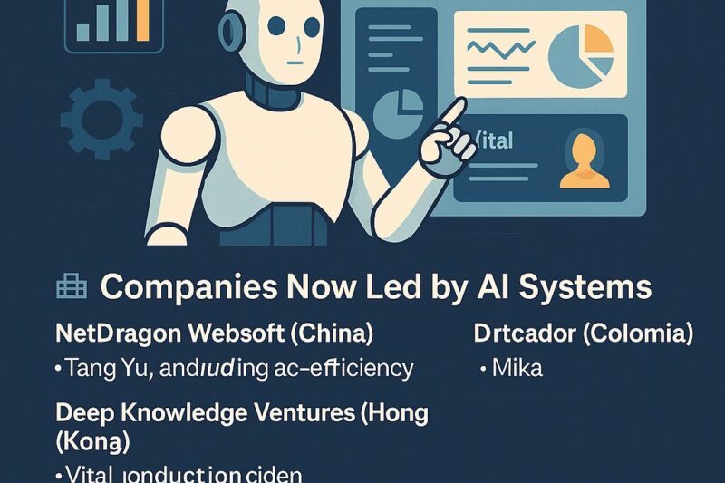 AI CEOs: 3 Companies Now Run by Algorithms