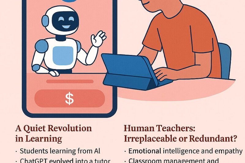 AI in Education: Are ChatGPT Tutors Replacing Human Teachers?