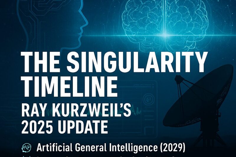 The Singularity Timeline: Ray Kurzweil’s 2025 Update on Humanity’s Future