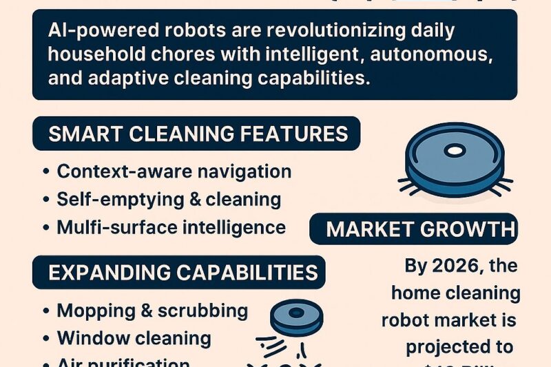 AI Robots Are Revolutionizing the Home Cleaning Industry in 2025
