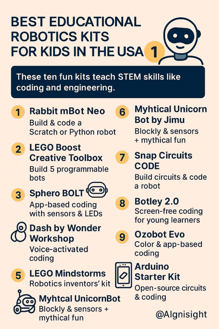 Best Educational Robotics Kits for Kids in the USA (2025) - Robot Builders