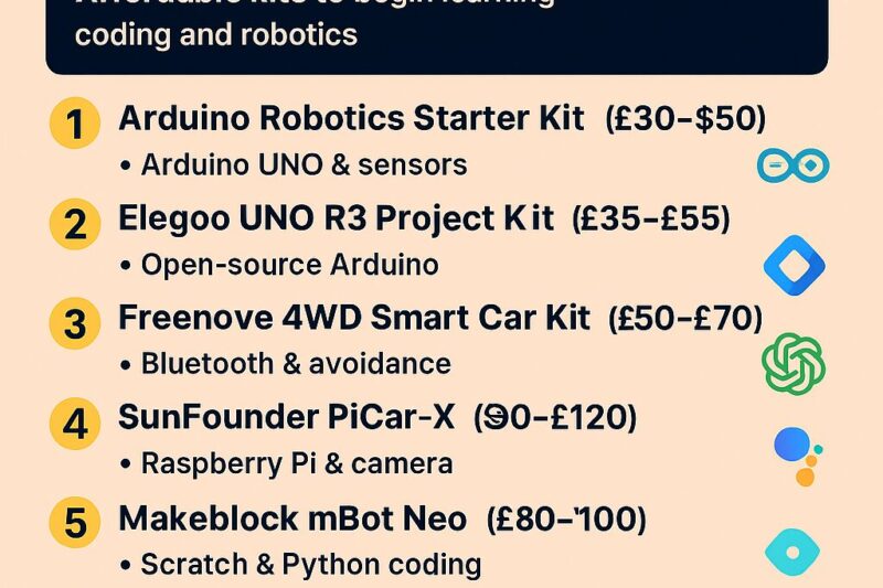 Top 10 DIY Robot Kits for Beginners in the UK (2025 Guide)