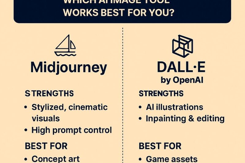 USA’s Favorite AI Art Generators Compared: Midjourney vs DALL·E vs Leonardo (2025 Guide)