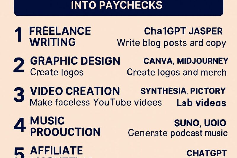 How to Earn Money Using AI Tools in 2025 (Beginner-Friendly Guide)